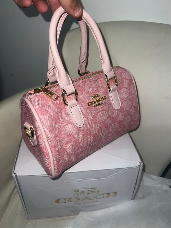 Sac coach rose - photo numéro 2