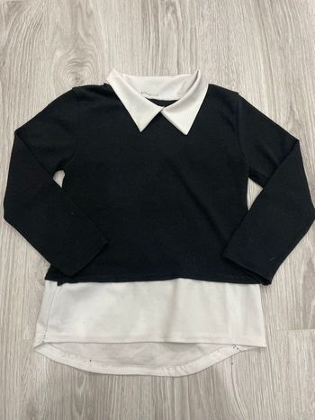 Haut pull/chemise avec col 7 ans