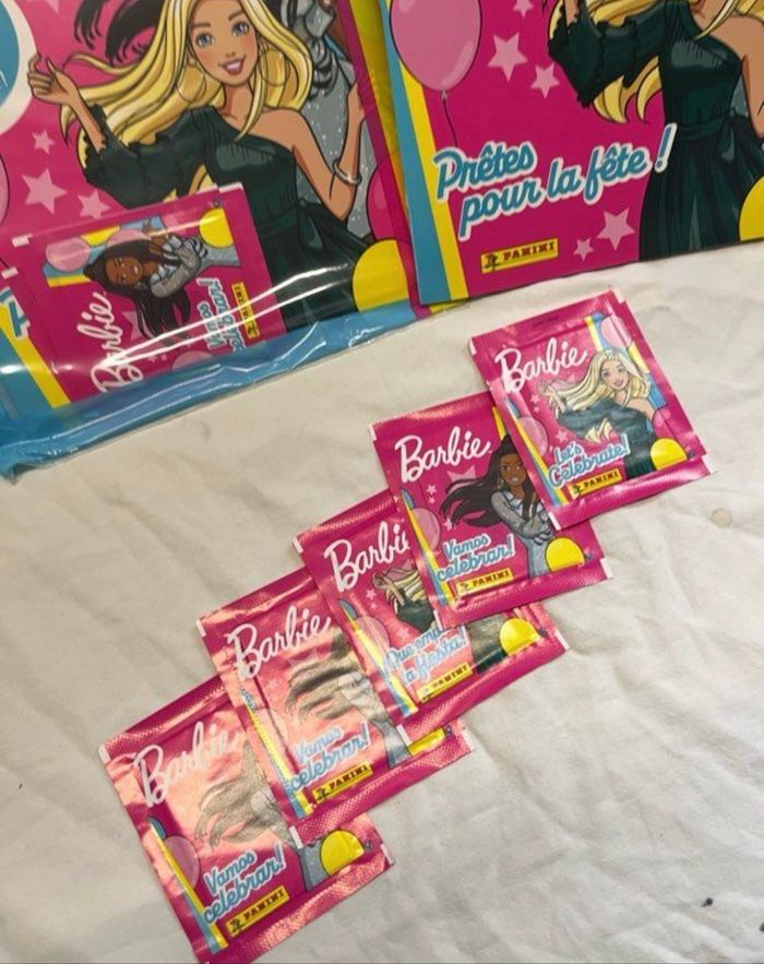 Kit panini stickers BARBIE neuf - photo numéro 5