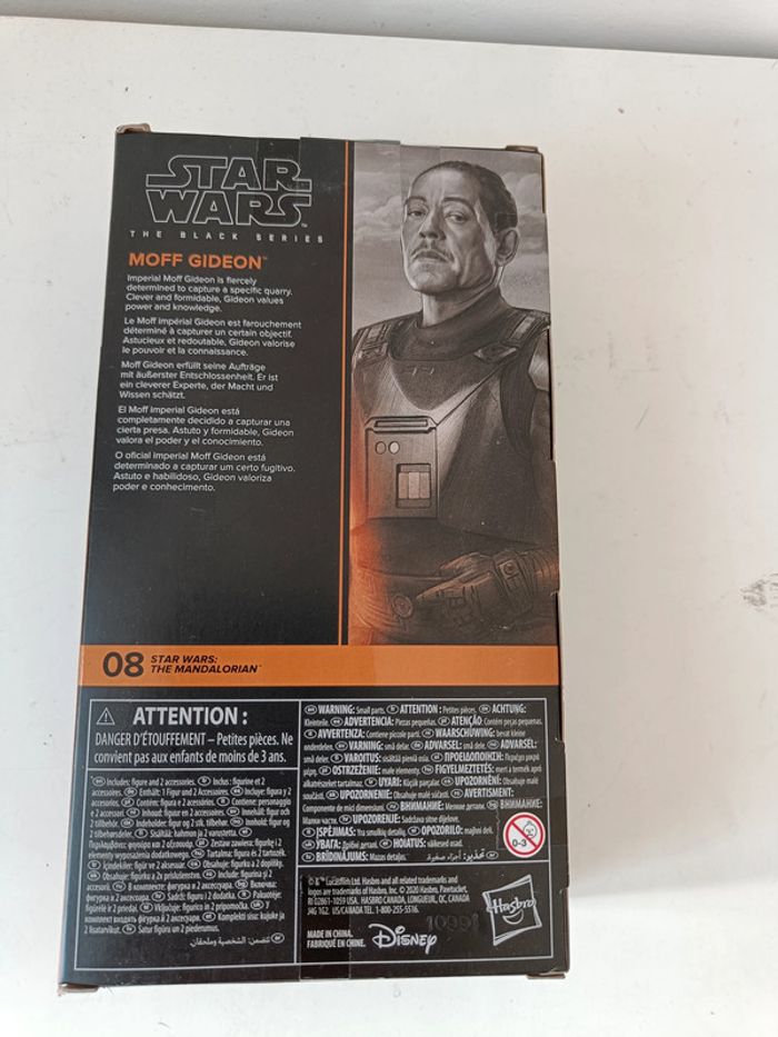 Star wars moff gideon the mandalorian Black séries  hasbro - photo numéro 4