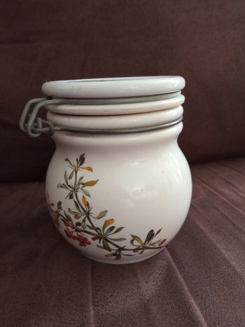 Joli Pot de conservation en porcelaine "Rivol"