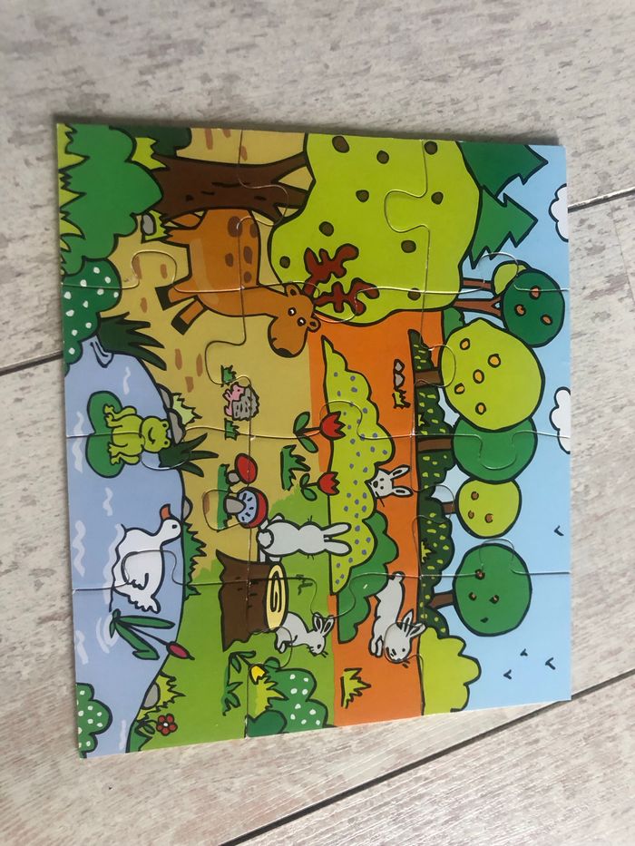Jeu éducatif en bois - puzzle - photo numéro 4