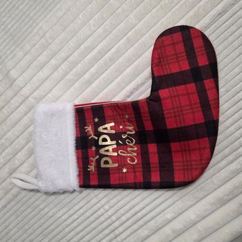 Chaussette de Noël Papa Chéri