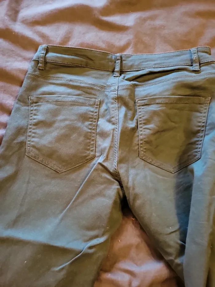 Pantalon couleur bleu canard - photo numéro 3