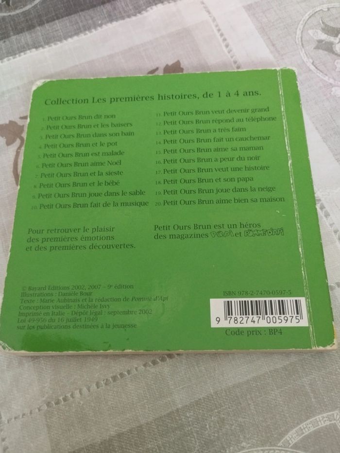 Livre cartonné Petit ours brun - photo numéro 2