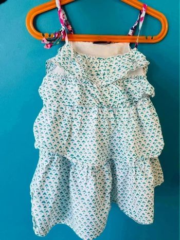 Belle robe fines bretelles été 4 ans sergent major