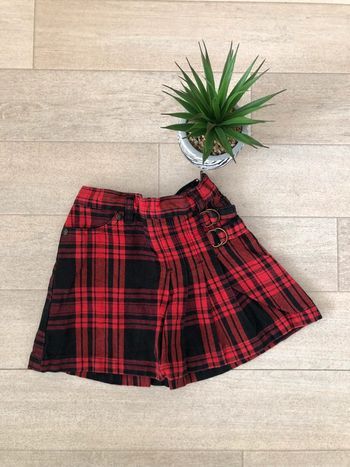 Jupe noire et rouge Okaïdi