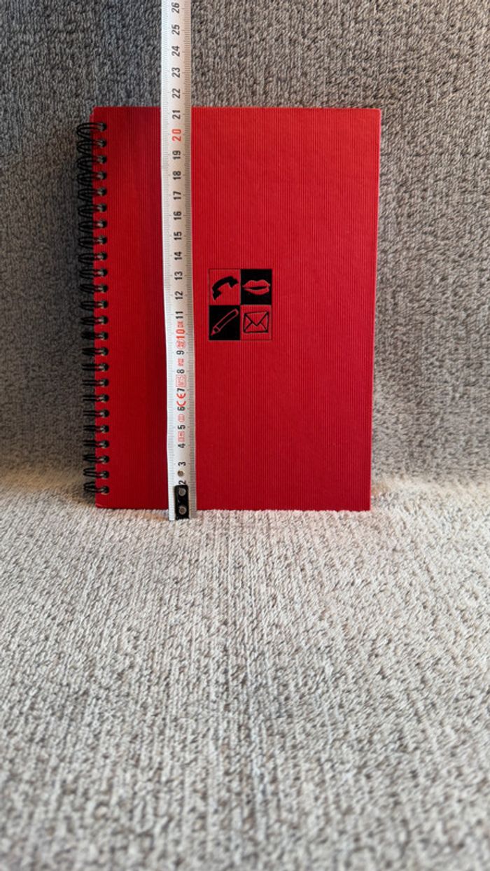 Répertoire spirale A5 couverture rouge - photo numéro 4