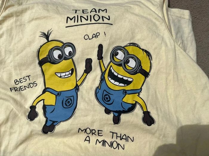 débardeur jaune les mignons taille 12 ans - photo numéro 4