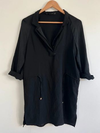 Robe chemise Zara noire