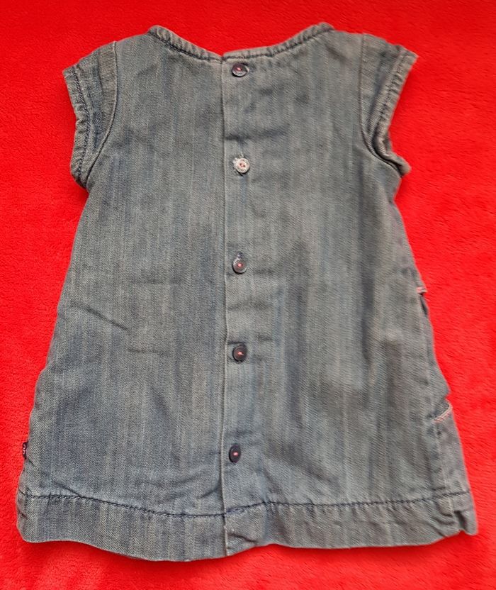 🌸 Robe en jean + collant assorti - Obaïbi - 3 mois 🌸 - photo numéro 5