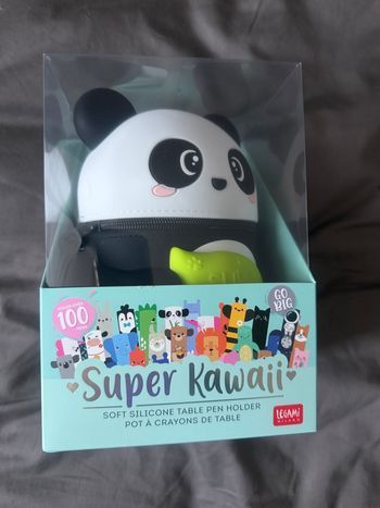 Trousse legami panda xxl super kawaii