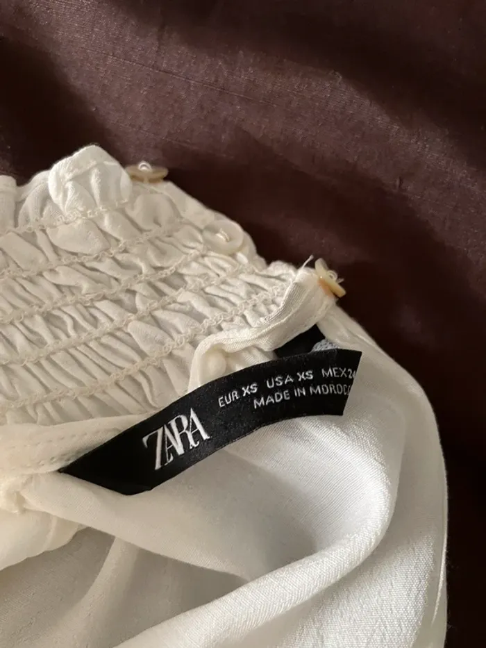 Blouse volantee Zara - photo numéro 3