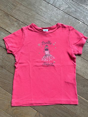 Tee-shirt rose Petit Bateau 4 ans