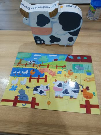 Puzzle DJECO de la ferme 3+