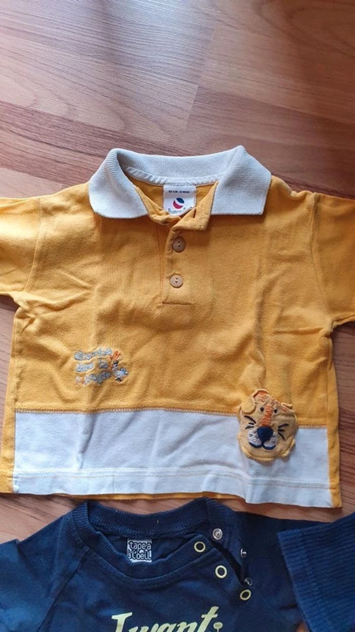 lot ete garçon 6 mois salopette et tee shirt 13 pièces - photo numéro 6