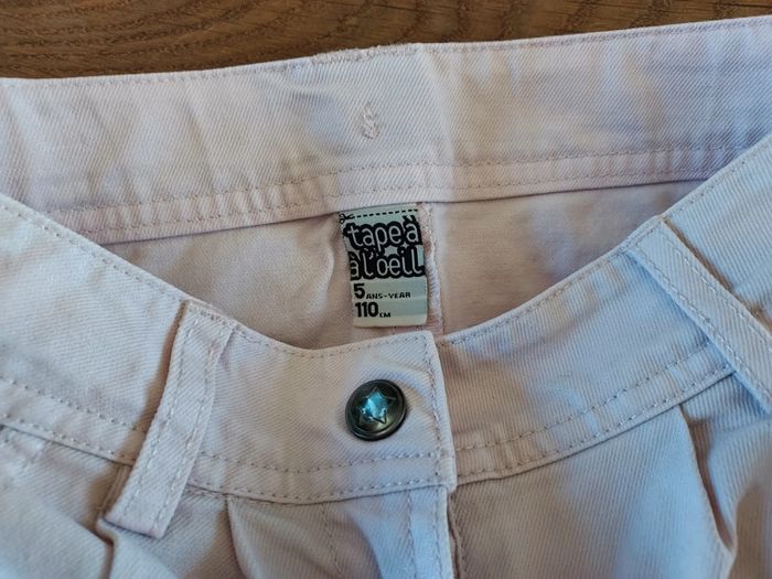 Jupe en jean rose pale - photo numéro 4