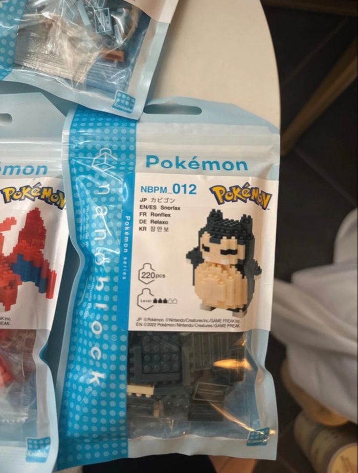 OFFRE! Pokémon - Jeu de construction Nanoblock - Lot de 7 paquets neufs - photo numéro 9