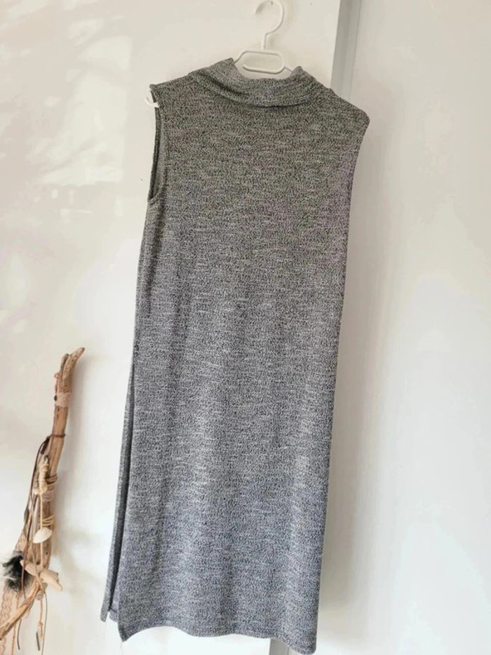 Robe Sans Manches Col Roulé Femme Mango – Taille M - photo numéro 3