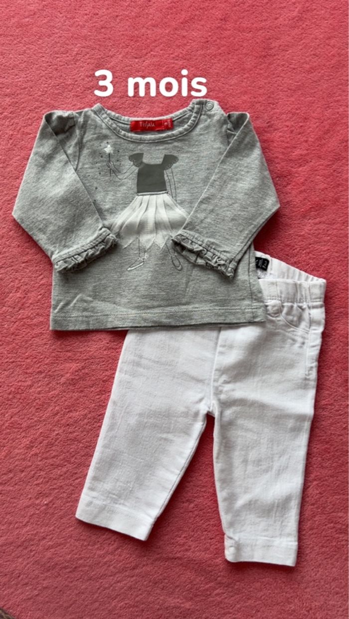 Ensemble blanc et gris