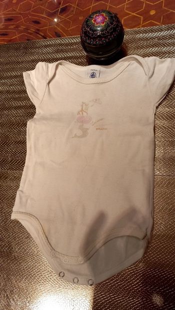 Body coton theme cirque petit bateau