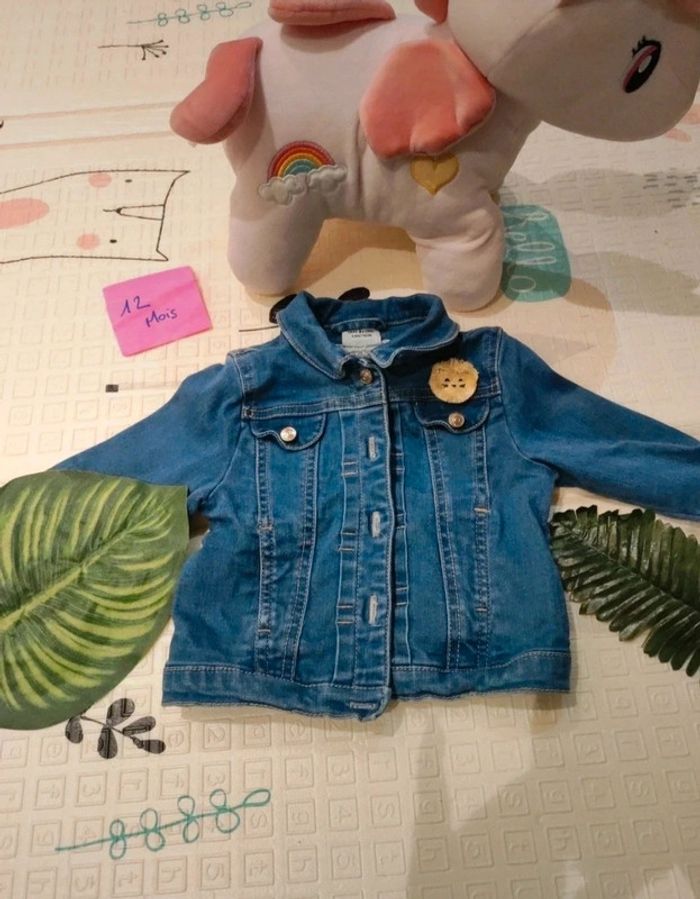Veste jean 12 mois fille