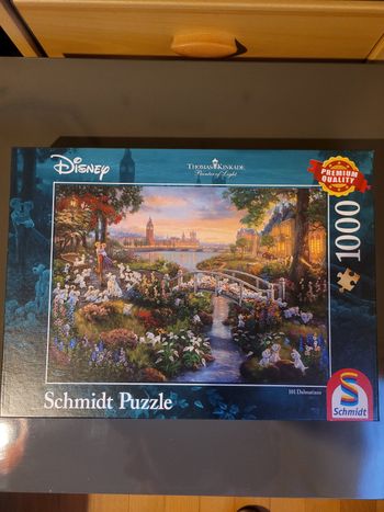 Puzzle Disney 101 Dalmatiens 1000 pièces Schmidt – Complet, excellent état, collection Thomas Kinkade