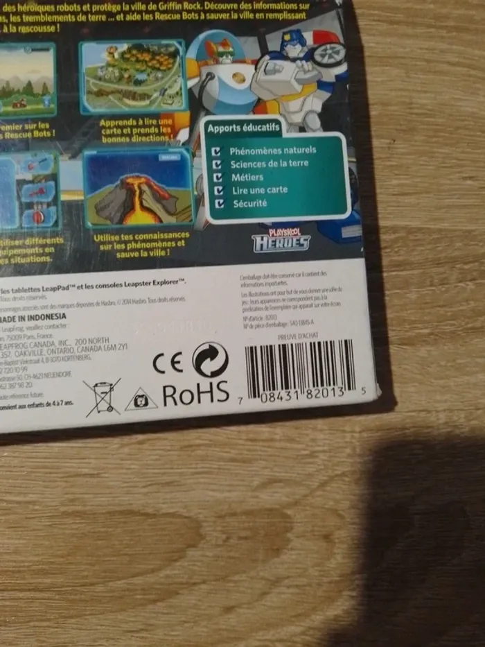 Jeu Electronique - Transformers Rescue Bots - 82013 - photo numéro 3