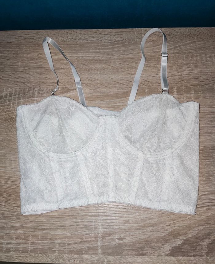Corset blanc taille 38