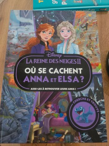 Livre cherche et trouve Anna et Elsa