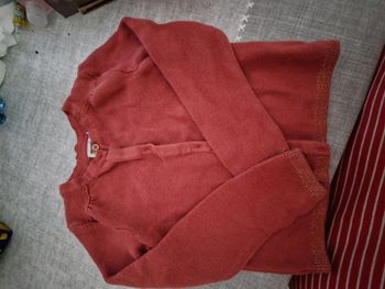 Gilet orchestra orange marron 5 ans