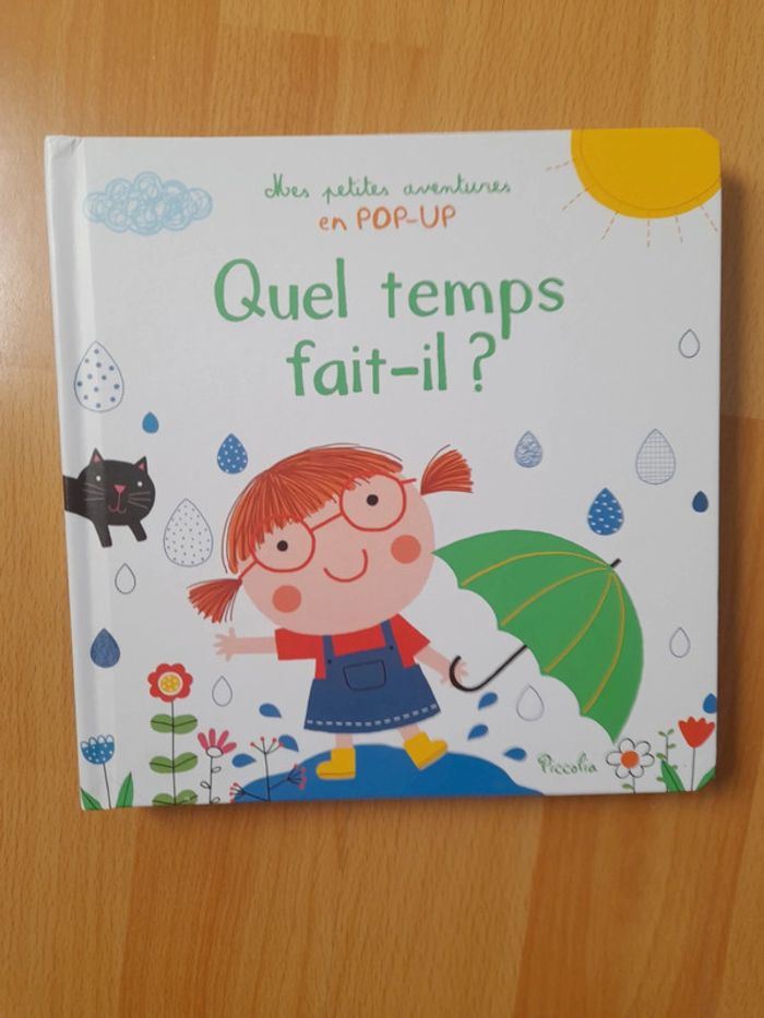 Livre pop up quel temps fait il ?