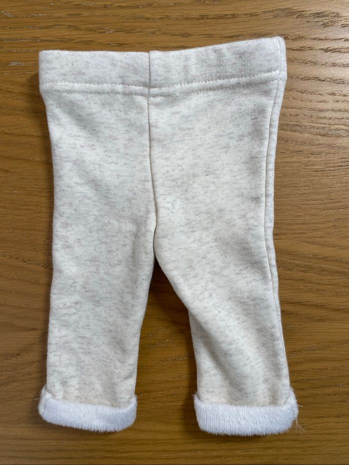 Tape à l’Oeil Pantalon polaire crème Taille 3 mois - photo numéro 6