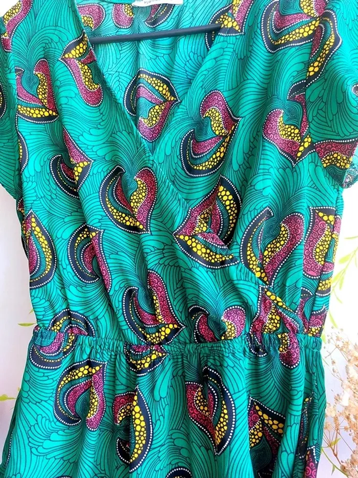 Robe d'été Vintage Love – M – Vert – État : Excellent - photo numéro 3