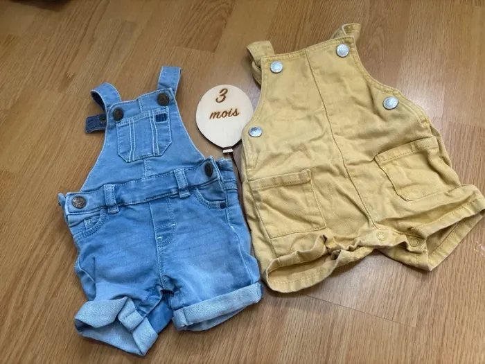 2 salopette short