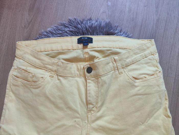 Pantalon jaune slim - photo numéro 2