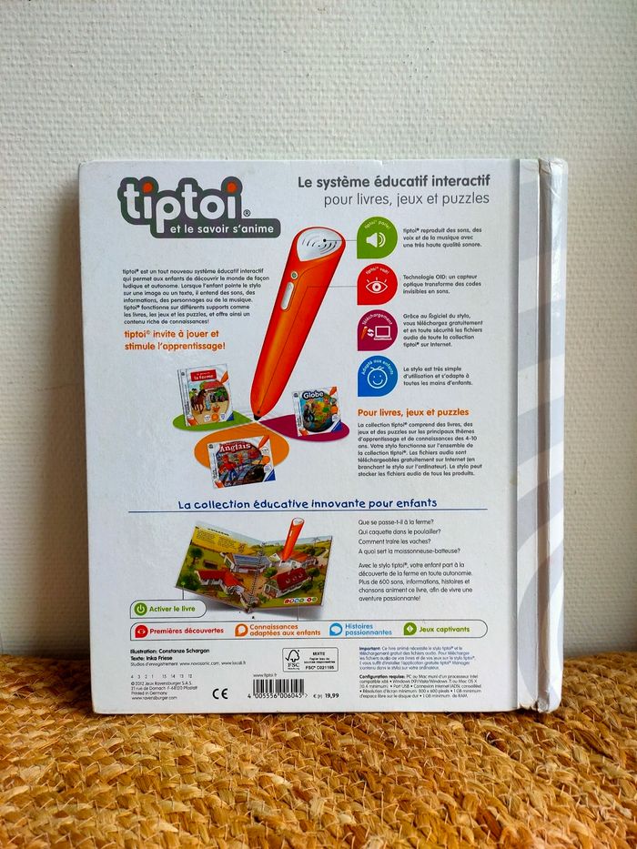 Livre tiptoi - Je découvre la ferme - photo numéro 2