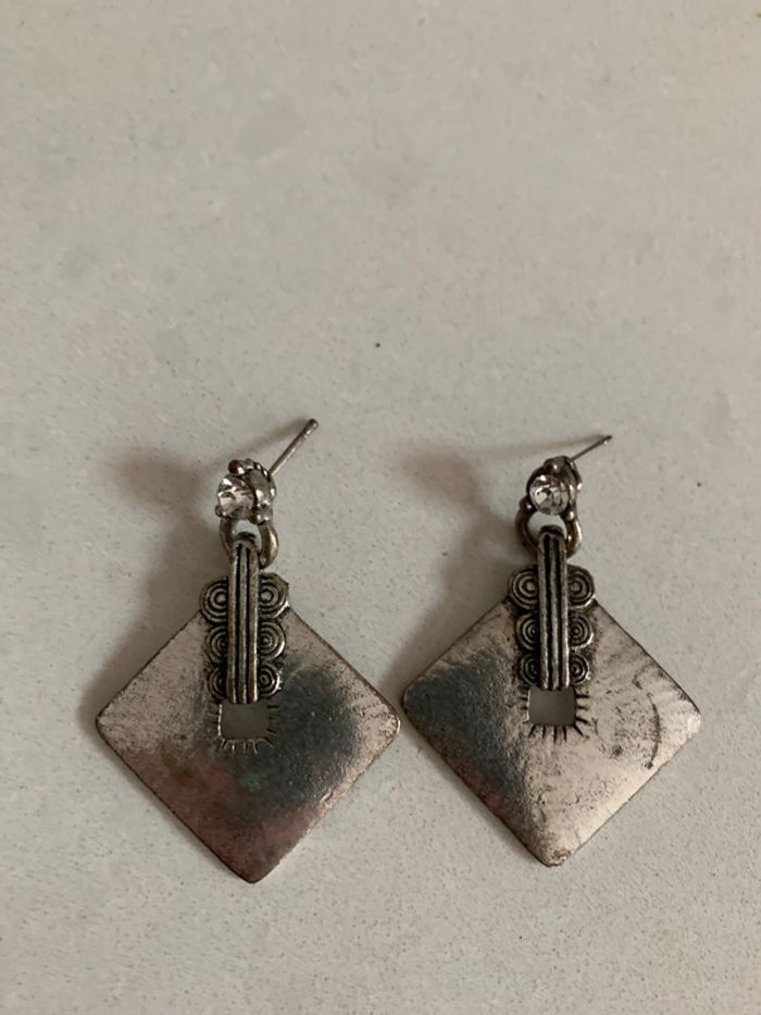 Boucles d’oreilles en acier inoxydable - photo numéro 3