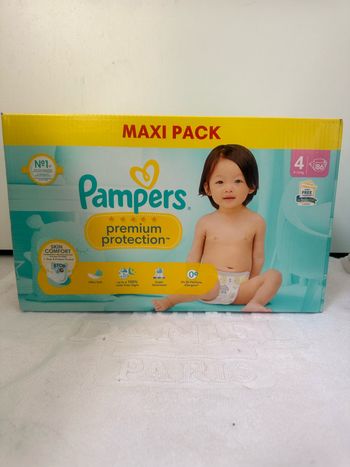Carton de couche Pampers premium T4