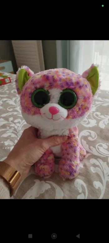 Chat rose multicolore Ty