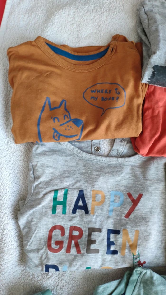 Lot de 12 t-shirts manches longues - photo numéro 2