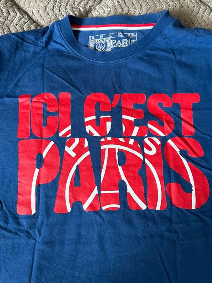Tee-shirts Paris saint Germain ( ici c’est Paris ) taille m en très bon état - photo numéro 2