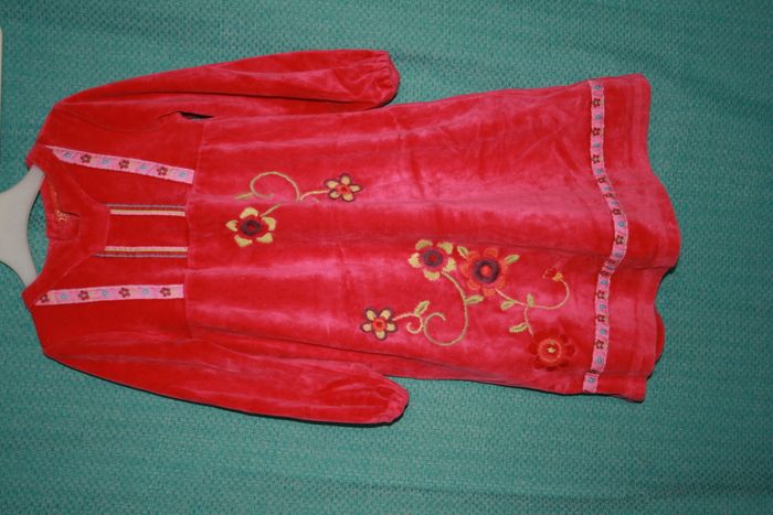 Chemise de nuit velours DPAM 3 ans TBE