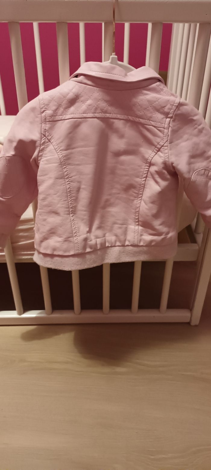 Veste style cuir rose - photo numéro 3
