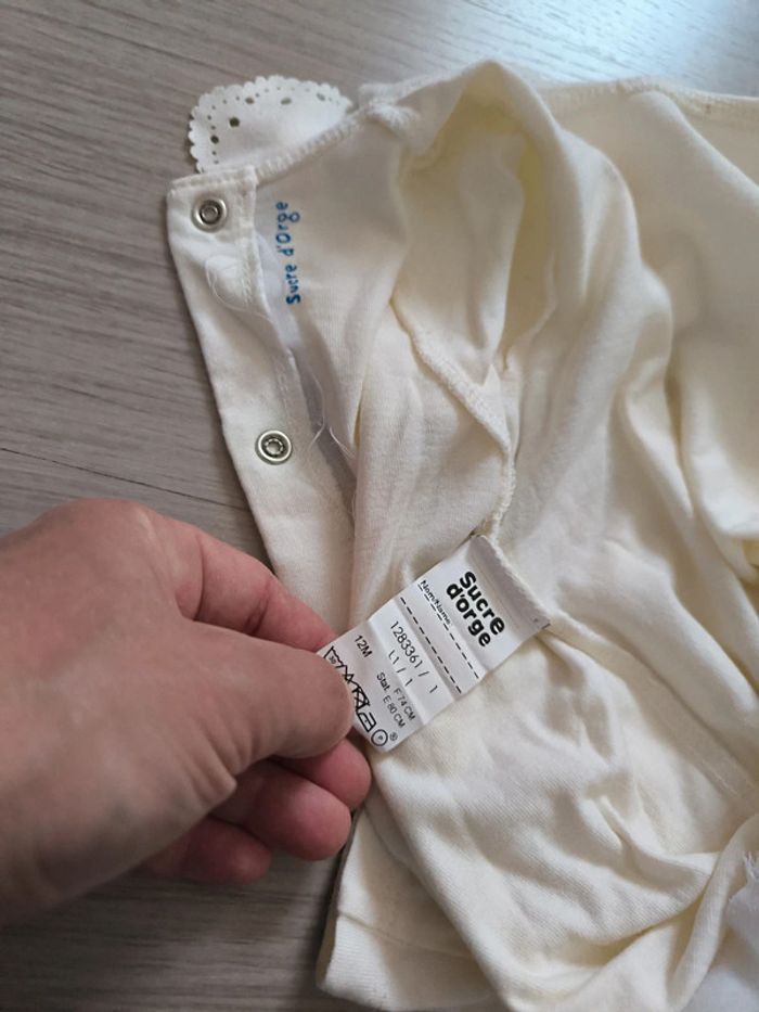 Pyjama 1 pièce. 12 mois. Sucre d'orge - photo numéro 4