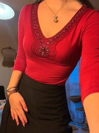 Haut strass et perles 💋