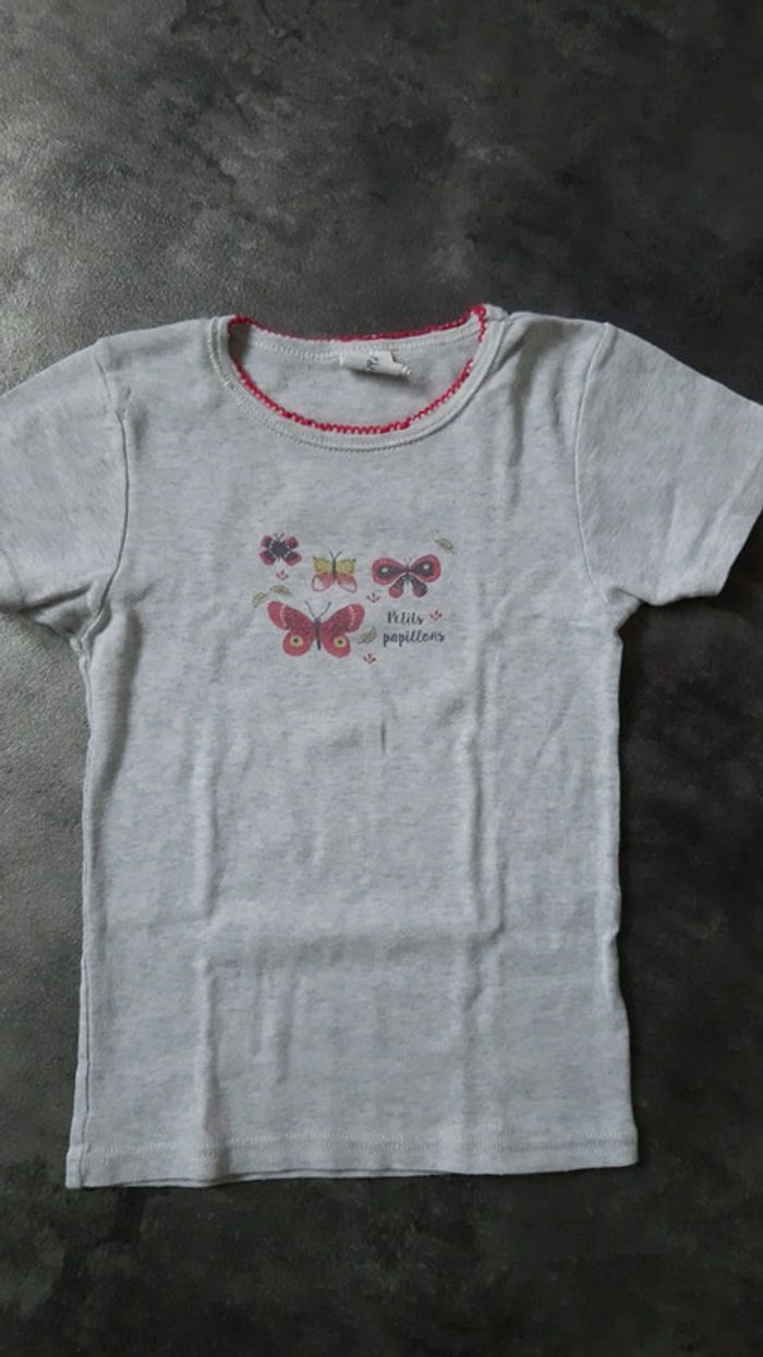 2 t-shirts manches courtes fille 100% coton - photo numéro 6