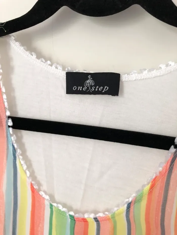 Débardeur blanch fluide One Step taille 38 - photo numéro 3