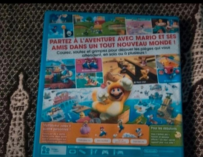Jeu (Super Mario 3D World) Wii U - photo numéro 2