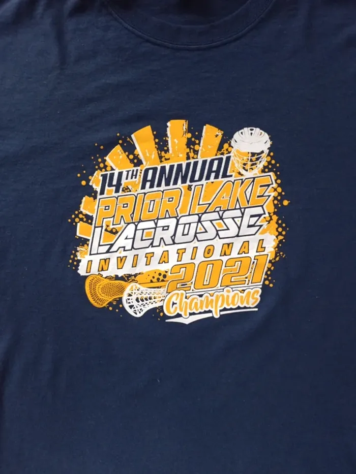 T-shirt university usa prior lake lacrosse champions 2021 Taille L - photo numéro 2